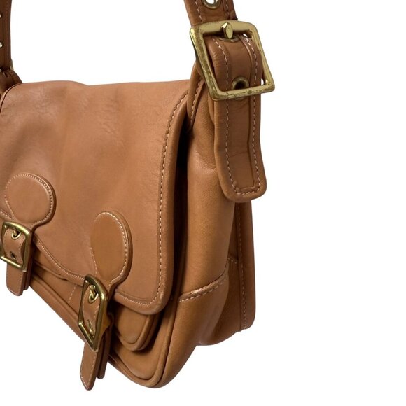 COACH Legacy Field Tan Handbag Leather Shoulder Messenger Crossbody Bag 9128 - Picture 15 of 16